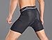 Przewalski Mens Cycling Underwear Shorts 4D Padded Bike Undershorts Bicycle MTB Liner Shorts with Silicone Leg Grippers Dark Black