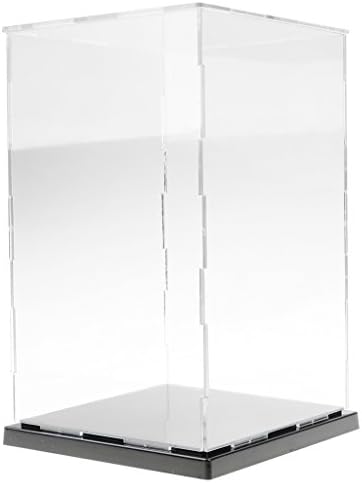 DYNWAVE Acrylic Display Case, Dustproof Diecast 3D Model Show Box for Candy Toys Action Figures Doll Product Samples Prevention Case 13L13W21cmH