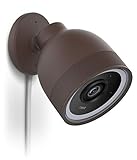 elago Nest Cam IQ Outdoor Security Camera Cover [Dark Brown] - Infrared LEDs/Microphone Hole Compatible, All Weather Protective Cover, Camouflage, Easy Installation