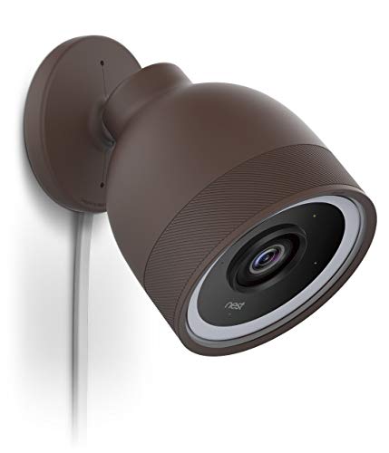 elago Nest Cam IQ Outdoor Security Camera Cover [Dark Brown] - Infrared LEDs/Microphone Hole Compatible, All Weather Protective Cover, Camouflage, Easy Installation