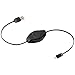 RETRAK ETPRM5ReTrak Premier Retractable Micro USB Charge & Sync Cable - Black