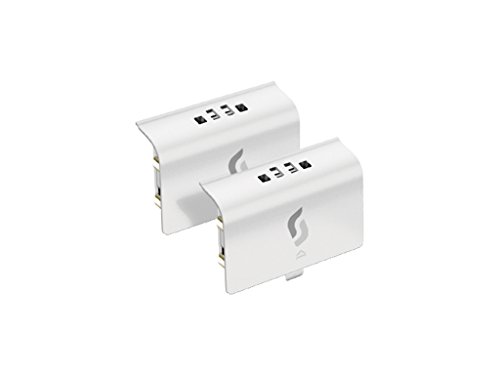 Sliq-Xbox-One-Controller-Charger-Station-and-Battery-Pack-White-Fits-Two-Wireless-Game-pads-Includes-2-Rechargeable-Batteries-Charging-Station-For-Xbox-One-Xbox-One-S-Xbox-One-X-PC