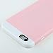 ULAK Hybrid Ultra Slim Protective Case for iPhone 6 Plus and iPhone 6s Plus (5.5 inch) Dual Layer Premium Cover with Card Storage (Pink/White)