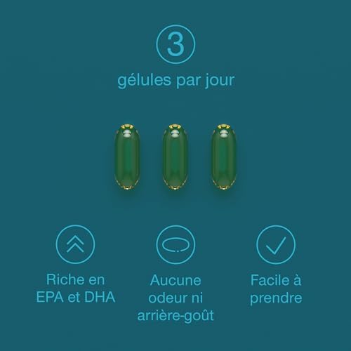 Oméga 3 Huile de Poissons Sauvages - 3000mg Triple Concentration