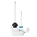 OXO 1373580 Good Grips Hideaway Toilet Brush and Plunger Combination Set,White primary