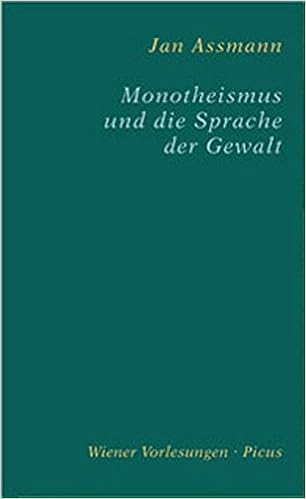 Monotheismus Und Die Sprache Der Gewalt 9783854525165 Amazon Com Books
