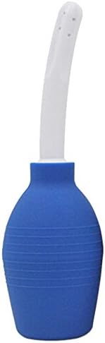 Iwynce(TM) Enema Cleaning Product 310ml Blue And Black Cleaner Rectal Enemator Large Enema Syringe Stream