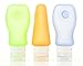 COMFY TRAVEL Silicone Bottles, Leak Proof, Squeezable, Easy to Clean Travel Tubes, 3 oz, Set of 3