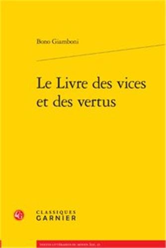 Le  livre des vices et des vertus