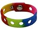 diasstro 8 Pcs 8 Colors Kids Adjustable Silicone Wristband Bracelet For Fit Jibbitz Croc Shoe Charms