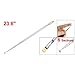 uxcell FM Radio Telescopic Antenna, Replacement Telescopic Antenna Aerial 15cm to 65cm 6 Sections for Radio, TV, Car, Portable AM Radios, Home Stereo Receivers, Stainless Steel 1 Pcs