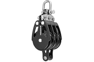 Blue Shark 2257-Sailing Pulley Blocks 38mm Triple Becket