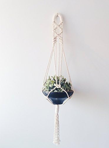 Cotton Macrame Plant Holder | 40"
