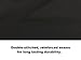 Comfort Crazy Body Pillow Case, 100% Cotton, 400 Thread Count Cover for 20x54 Body Pillow, Black