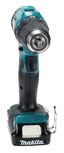 Makita DF333DSAE Akku-Bohrschrauber 12 V max. / 2,0 Ah, 2 Akkus + Ladegerät im Transportkoffer, Schwarz, Blau