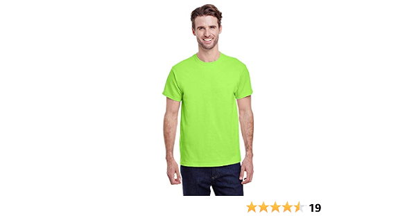 Heavy Cotton T-Shirt (G500) -NEON GREEN 