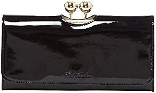 ted baker black patent purse
