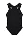 Arshiner Girls Ballet Dance Leotards Straps Back Camisole Tank Leotard Gymnastics Dancewear for Kids Black