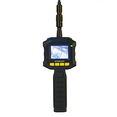 Stanley Inspektionskamera, Endoskop (90 cm Schwanenhals, 8mm Kamerakopf, 180° schwenkbares Display, LCD Farbdisplay, beleuchtet mit 4 LEDs, IP67 Klassifizierung, mit Koffer) STHT0-77363 – Bild 5