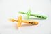 ZoLi Gummy Set of 2 Stick Gum Massager, Green/Orange