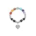 Jewelry Chic Retro 7 Chakra Healing Yoga Reiki Prayer Bead Bracelet Buddha Head Bracelet