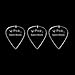 V-Picks SwitchBlade Ghost Rim Guitar Pick, 3-Pack