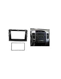 DKMUS Double Din Radio Panel de instalación estéreo para 2002 2009 Toyota Land Cruiser Prado 120 Lexus Gx470 Dash Trim Kit Fascia Se adapta a 2 tamaños178x102mm y 173x98mm