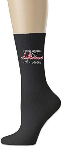 I Rock Out To Deftones With My Daddy Crew Socks Cute Cotton Socks/Dress Socks For Men Or Women