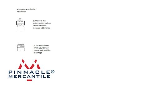 Pinnacle Mercantile Trigger Sprayer Replacement Nozzles Top Head for 16 oz Bottle Sprayer Set 6