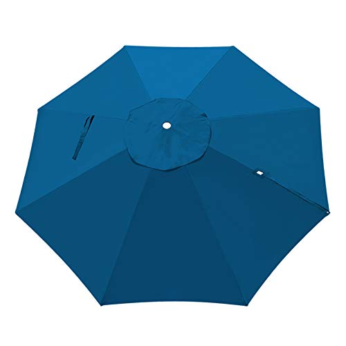 BenefitUSA Replacement Canopy Top Cover for 11.5' Rome Cantilever Patio Umbrella Outdoor Sunshade (Blue) - Thumbnail 4