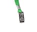 Black Lanyard 50 Pcs Black Lanyards with Swivel Hook Bulk 17.5-Inch Badge Nylon Lanyards for ID Name Card (Black) (Green3)
