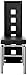 Los Feliz Dining Chairs Black and Silver (Set of 2)