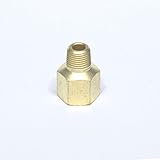 FasParts Brass Pipe Reducer Adapter Male to Female Adaptor Fitting 1/4