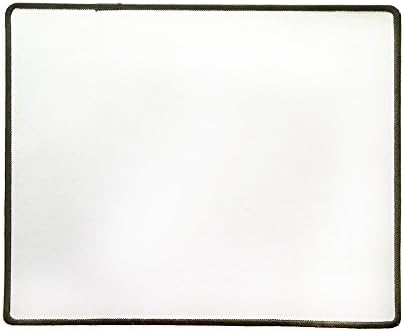 Mousepad soft surface, Cloth, Non-slip Rubber Base, Laser &amp; Optical Mouse Compatible- white