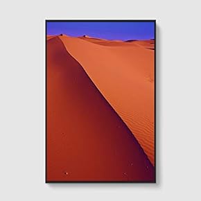 Framed Canvas Home Artwork Decoration Desert Canvas Wall Art for Living Room, Bedroom - 16x24 inches