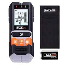 Stud Finder Wall Scanner-5 in 1 Wood Stud/Metal/Live AC Wire/Moisture detection with LED/Sound Warning Indicator Edge Finding Electronic Wall Sensor, Multi-Functional Wall Detector