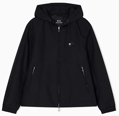 Armani Exchange Men's All over Jacquard Jacket, D. Navy/Black Word