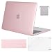 MOSISO MacBook Pro 13 inch Case 2019 2018 2017 2016 Release A2159 A1989 A1706 A1708, Plastic Hard Shell &Keyboard Cover &Screen Protector &Storage Bag Compatible with MacBook Pro 13, Pink primary