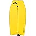 Goplus Bodyboard for Beach, 33/37/41 Inches Lightweight Body Board w/ Wrist Leash, Superior Buoyancy EPS Core & HDPE Slick Bottom, Surfboard for Kids Teens Adults Surfing(41inch,Yellow Coconut Palm)