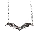 Gothic Vampire Bat Halloween Necklace