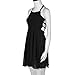 NEARTIME Women's Dress, Hot Cocktail Backless Bandage Sleeveless Mini Dress (S, Black)
