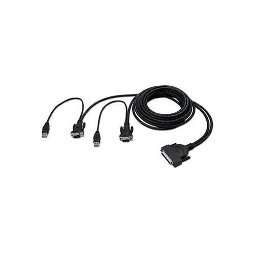 Belkin F1D9401-06 6ft Dual-Port KVM Cable (Belkin F1D9401-06)
