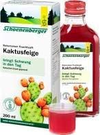 5x 200ml Naturreiner Kaktusfeigensaft 97% mit Zitronensaft, reich an Vitaminen und Mineralstoffen mit antioxidativer und verd