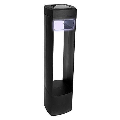 8er Set LED Solarleuchte Solar Lampe Kunststoff Schwarz Gartenleuchte Solarlampe Wegleuchte Gartenbeleuchtung Außenlampe… – Bild 3