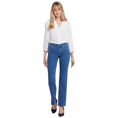 NYDJ Women's Marilyn Straight Leg Denim Jeans, Monrovia, 2