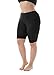 ZERDOCEAN Women's Plus Size Short Leggings with Lace Trim Black 2X shorts