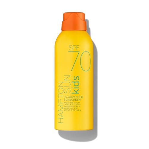 Hampton Sun SPF 70 Continuous Mist Sunscreen for Kids, Broad Spectrum + Advance…