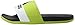 adidas Men's Adilette SC, Semi Solar Slime/Core Black/White, 12