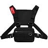 CFeng Borst Rig Bag, Multifunctionele Harnas Borst Taille Pack Tassen, Hip Hop Fashion Borst Front Bag Borst Tas voor…