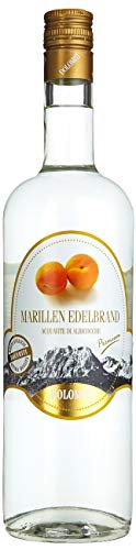 DOLOMITI Marillen Edelbrand 40% vol. | Marillenbrand | Obstbrand aus fruchtigen Marillen | 1 x 1 Liter